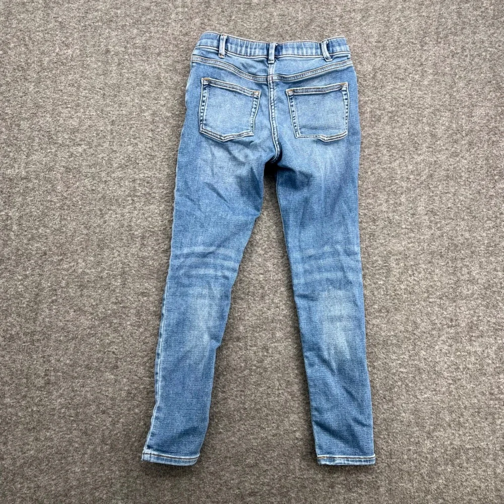 Crewcuts Kids Skinny Jeans Light Wash Blue Stretch Denim Size 10